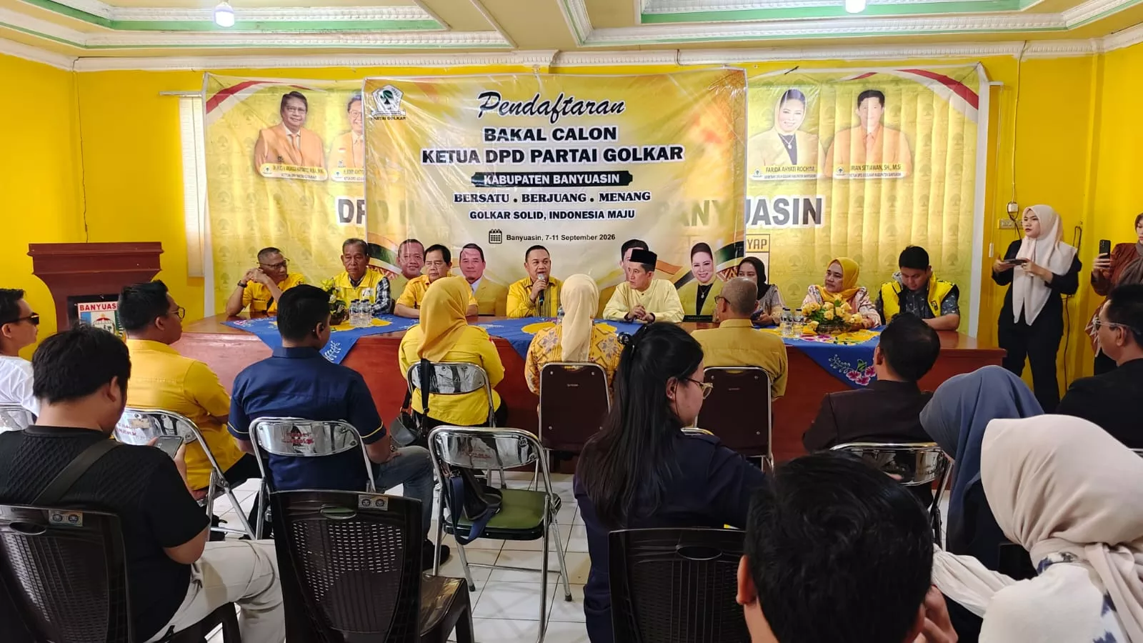 Jelang Musda Golkar Banyuasin, Sat Intelkam Lakukan Penggalangan dan Deteksi Dini