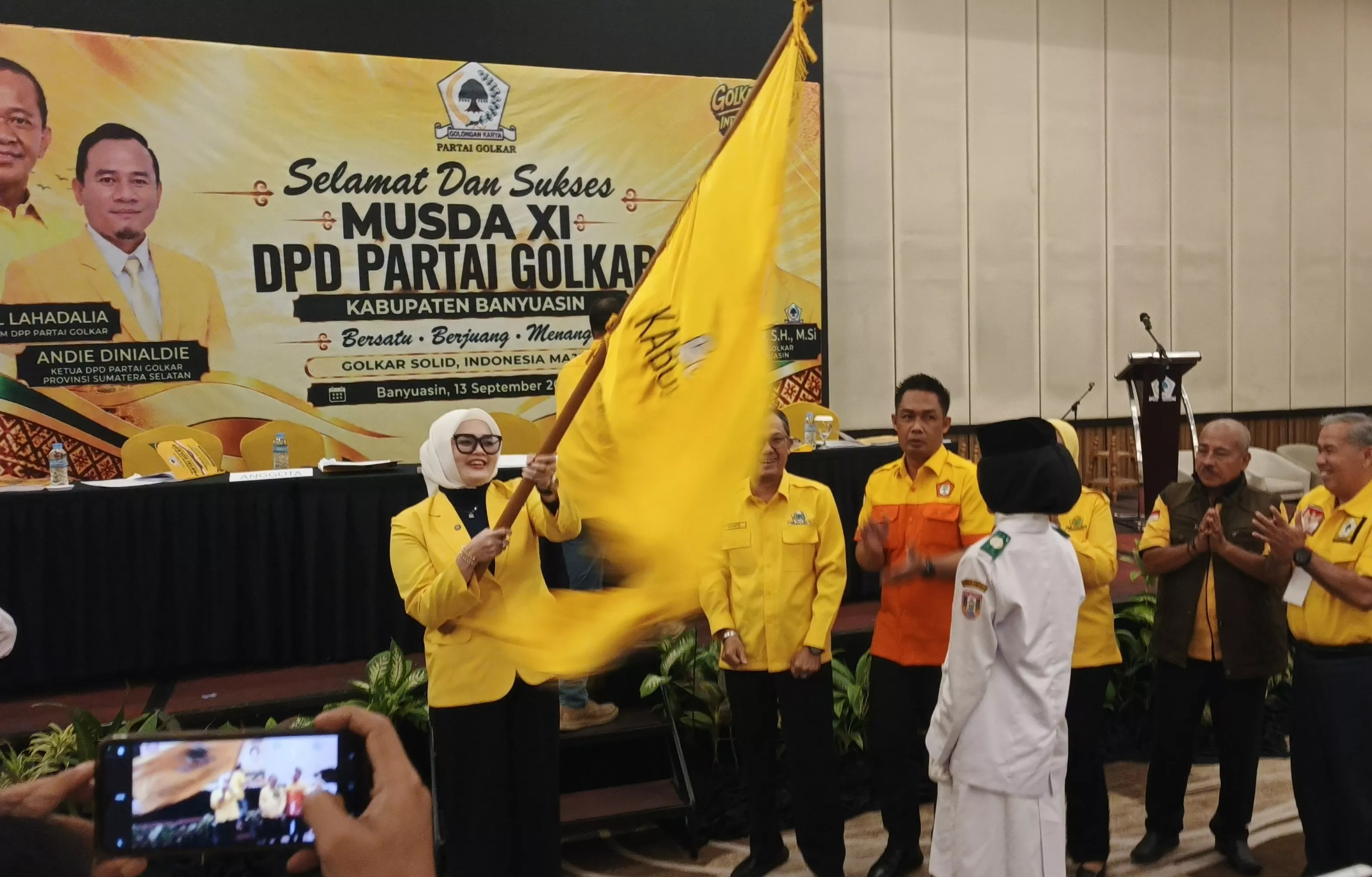 Netta Indian Terpilih Aklamasi, Perempuan Kini Pimpin Golkar Banyuasin: Target Menang hingga 2030/31