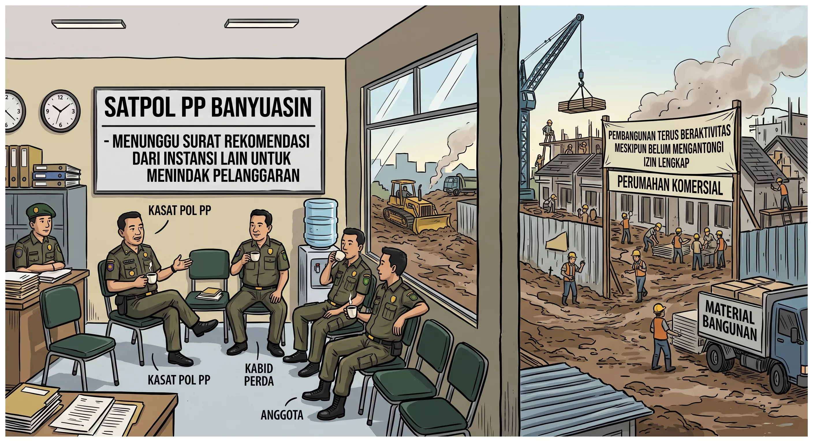 Aktivis Banyuasin Pertanyakan Fungsi Satpol PP: Jangan Nunggu!! Sudah Diperiksa Belom? 