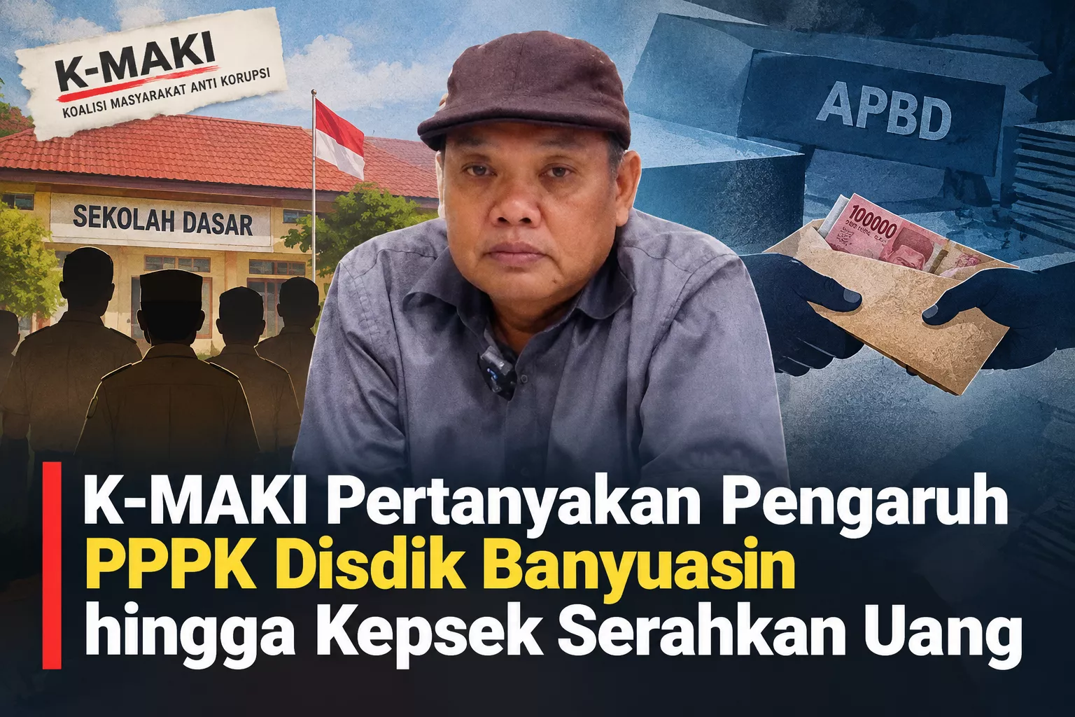 K-MAKI Pertanyakan Pengaruh PPPK Disdik Banyuasin hingga Kepsek Serahkan Uang