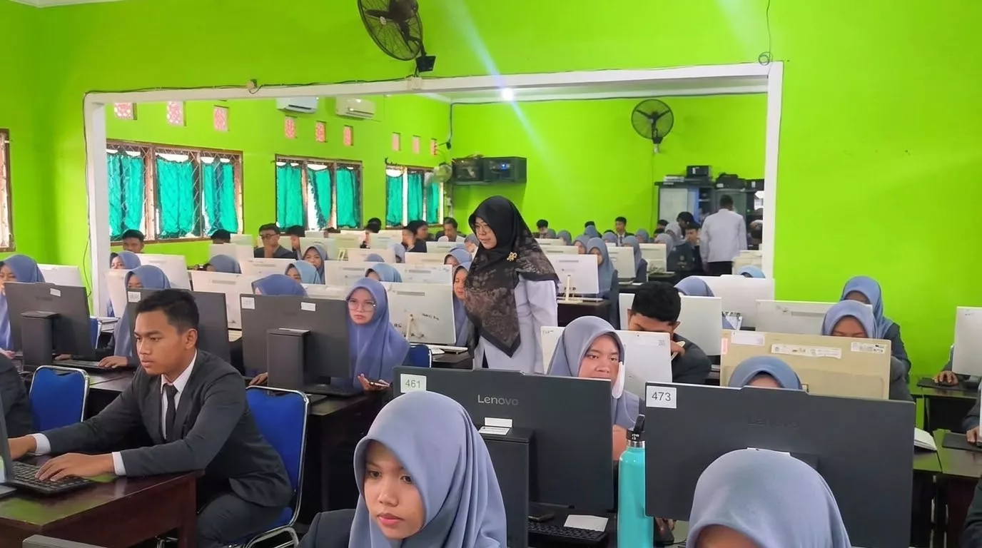 MAN 1 Palembang Gelar Gladi TKA, 333 Murid Kelas XII Ikuti Simulasi
