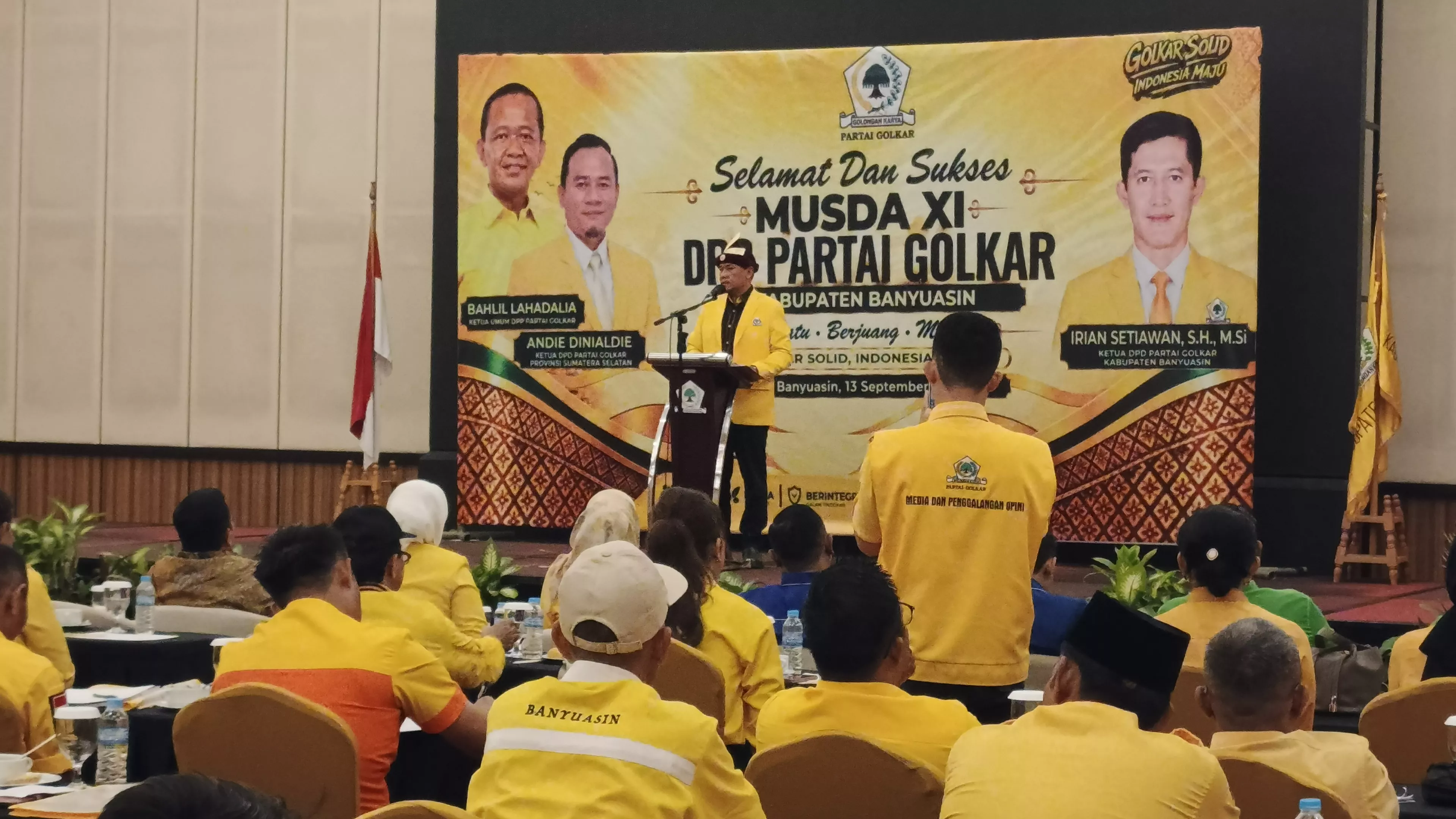Ketua DPD Golkar Sumsel Buka Musda XI Banyuasin, Tekankan Konsolidasi dan Soliditas Kader