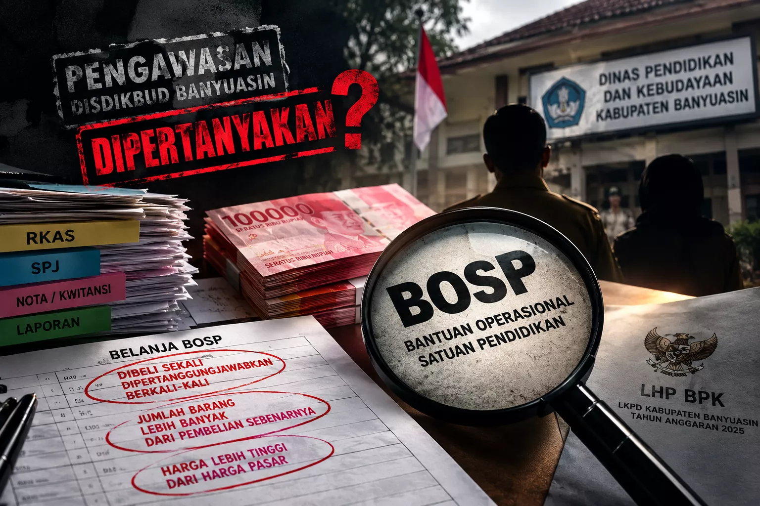 Rp265 Juta Dana BOSP Bermasalah, K-MAKI Soroti Lemahnya Pengawasan Disdikbud Banyuasin