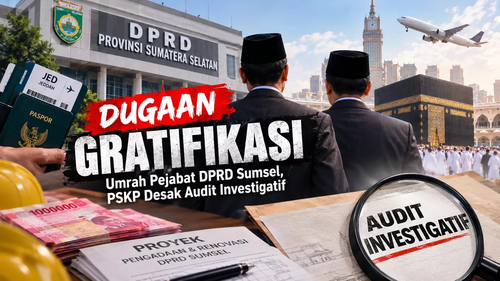 Dugaan Gratifikasi Umrah Pejabat DPRD Sumsel, PSKP Desak Audit Investigatif