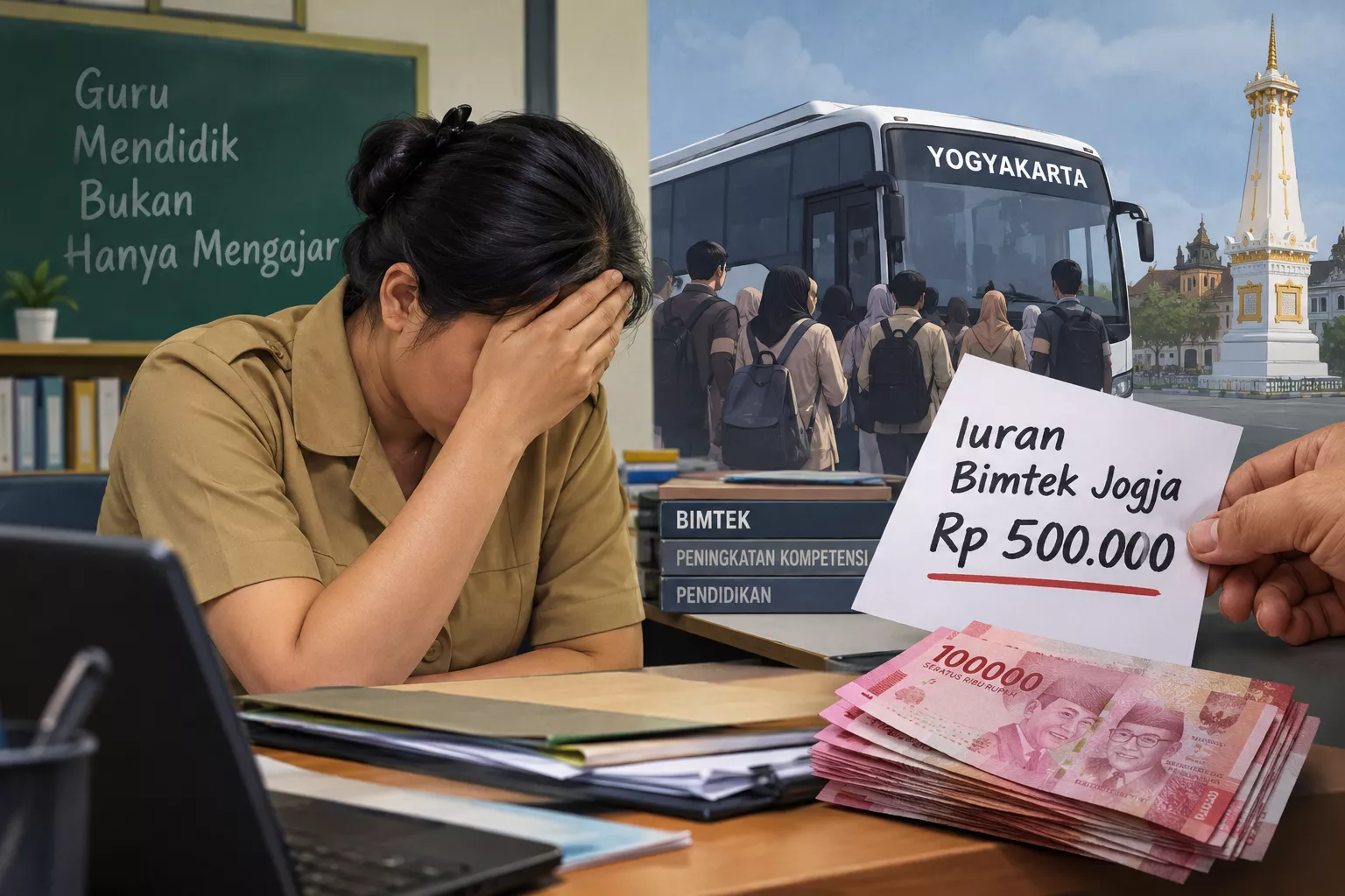 Guru di Tanjung Lago Mengaku Tertekan, Tak Ikut Bimtek ke Jogja Tetap Diminta Iuran hingga Rp500 Ribu