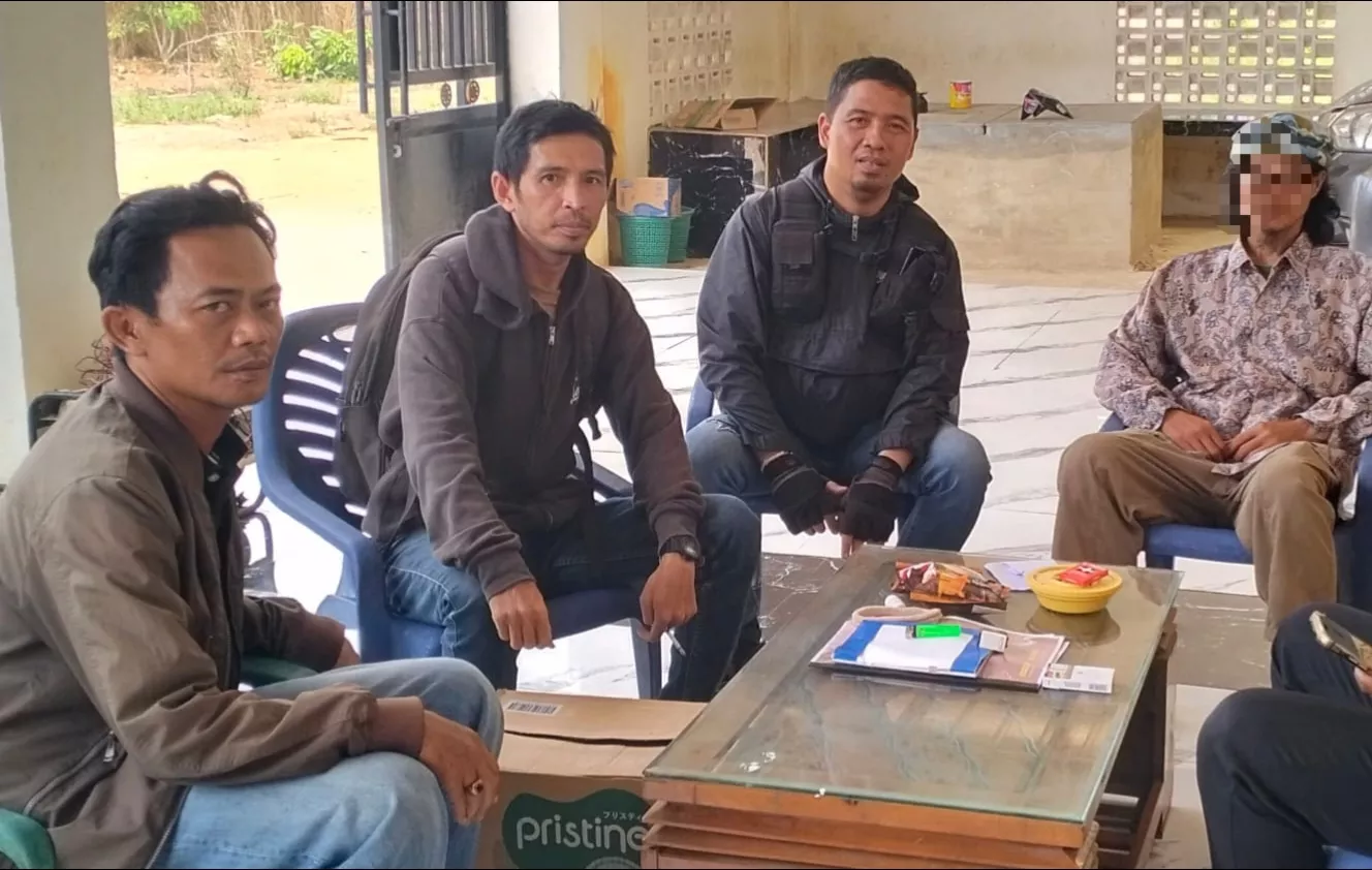 Unit Kamneg Sat Intelkam Polres Banyuasin Silaturahmi dengan Mantan Napiter di Mariana
