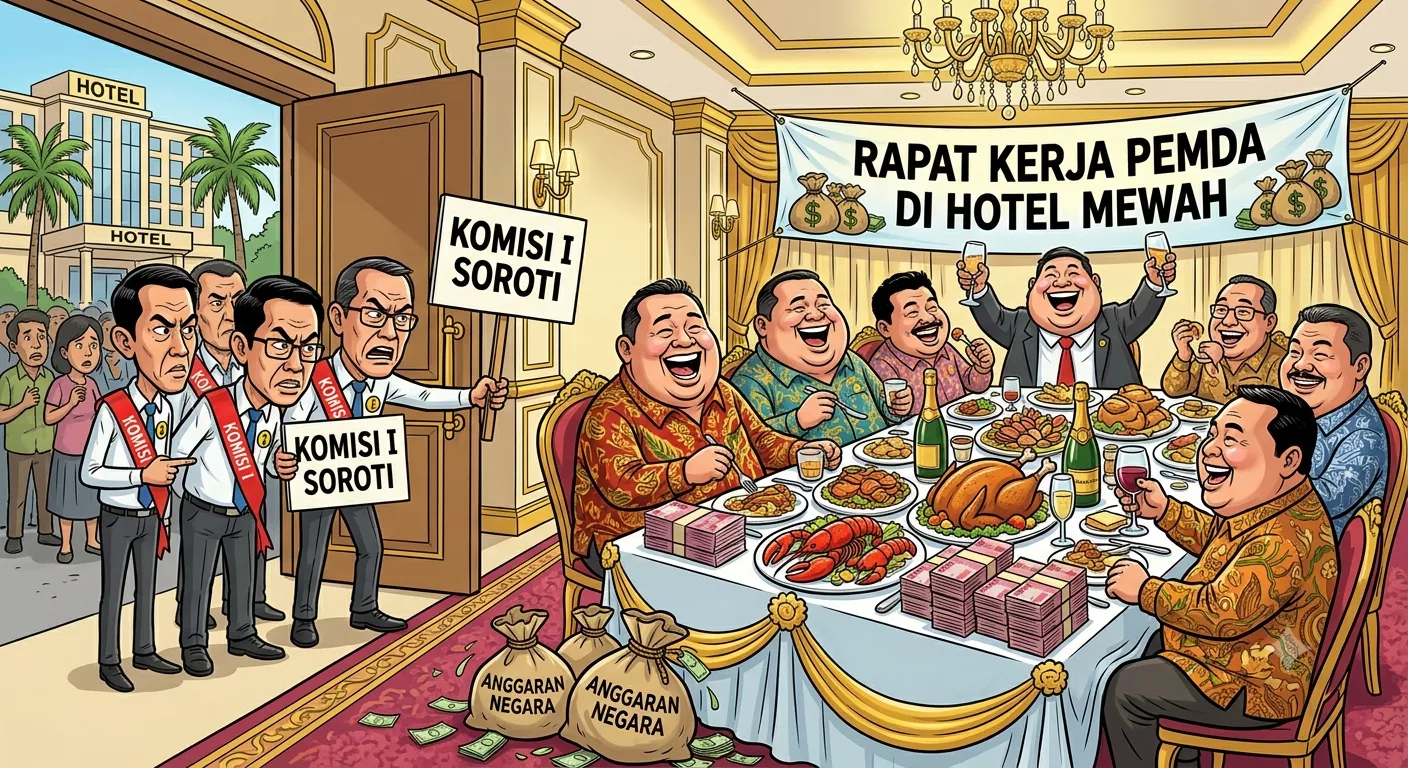 Di Tengah Efisiensi Anggaran, Komisi I Soroti Kegiatan BKPSDM Banyuasin di Hotel Palembang