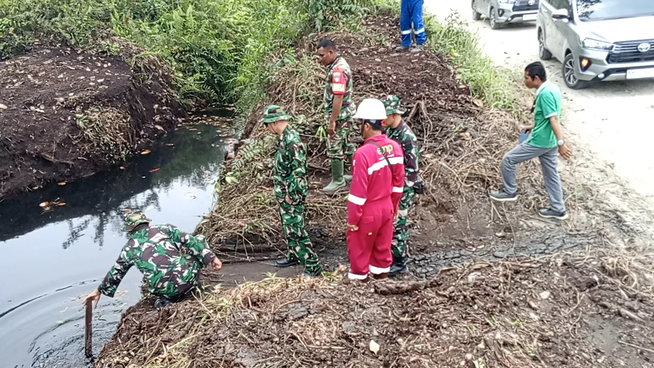 Tim Mabes TNI Tinjau Embung dan Posko Siaga Karhutla di Kepulauan Meranti