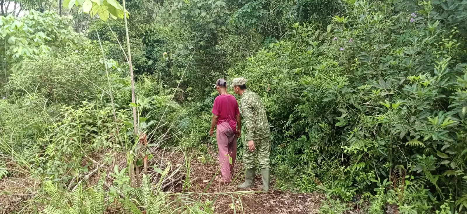 Antisipasi Karhutla di Kepulauan Meranti, Koptu Yulius Rutinkan Pemantauan Kawasan Rawan di Desa Kudap