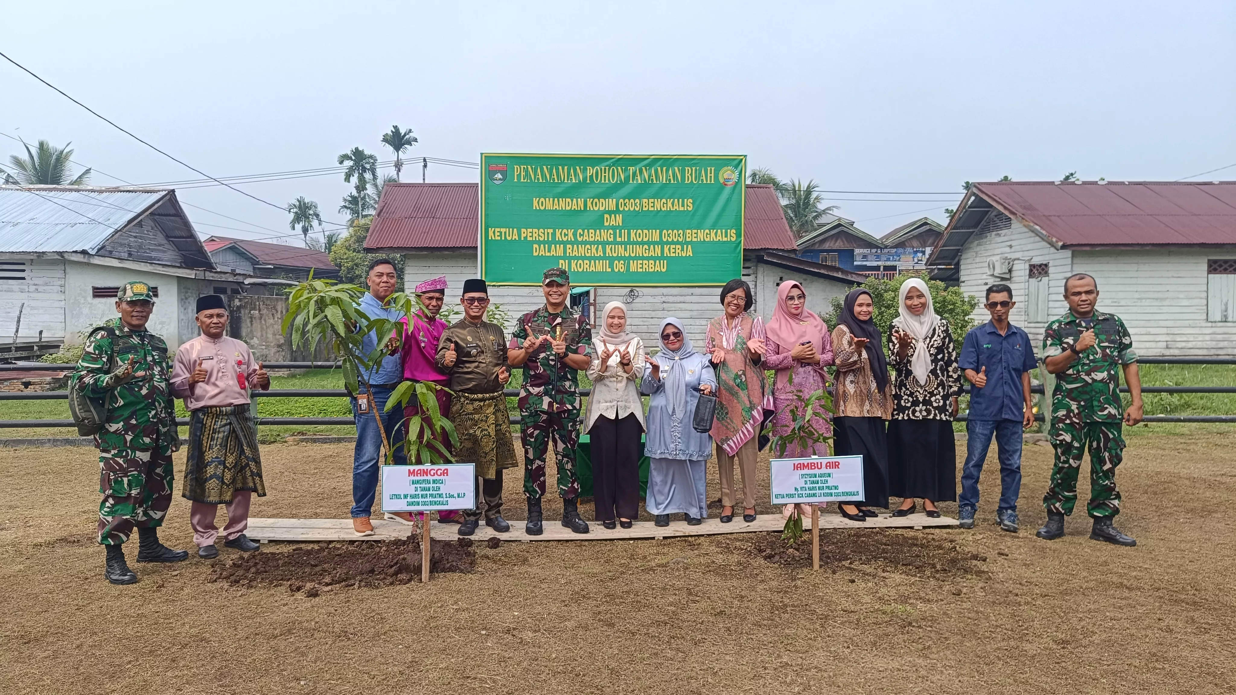 Dandim 0303/Bengkalis Kunjungi Koramil 06/Merbau, Perkuat Soliditas Prajurit