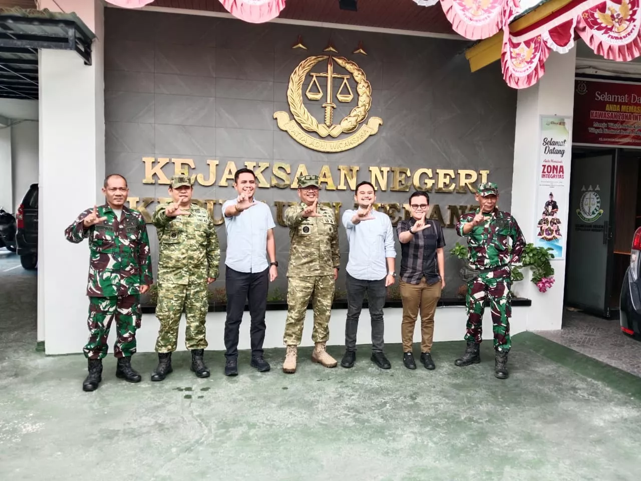 Tim Mabes TNI dan Kejaksaan Meranti Perkuat Sinergi Cegah Karhutla