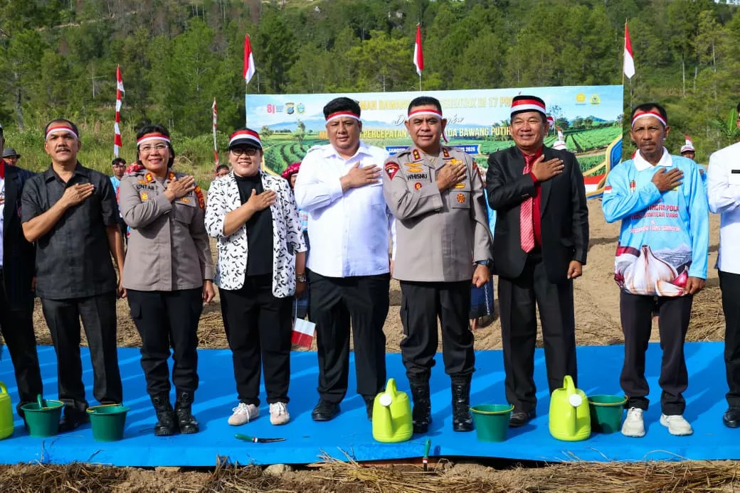 Polda Sumut Siapkan 6,16 Hektare Lahan Dukung Percepatan Swasembada Bawang Putih