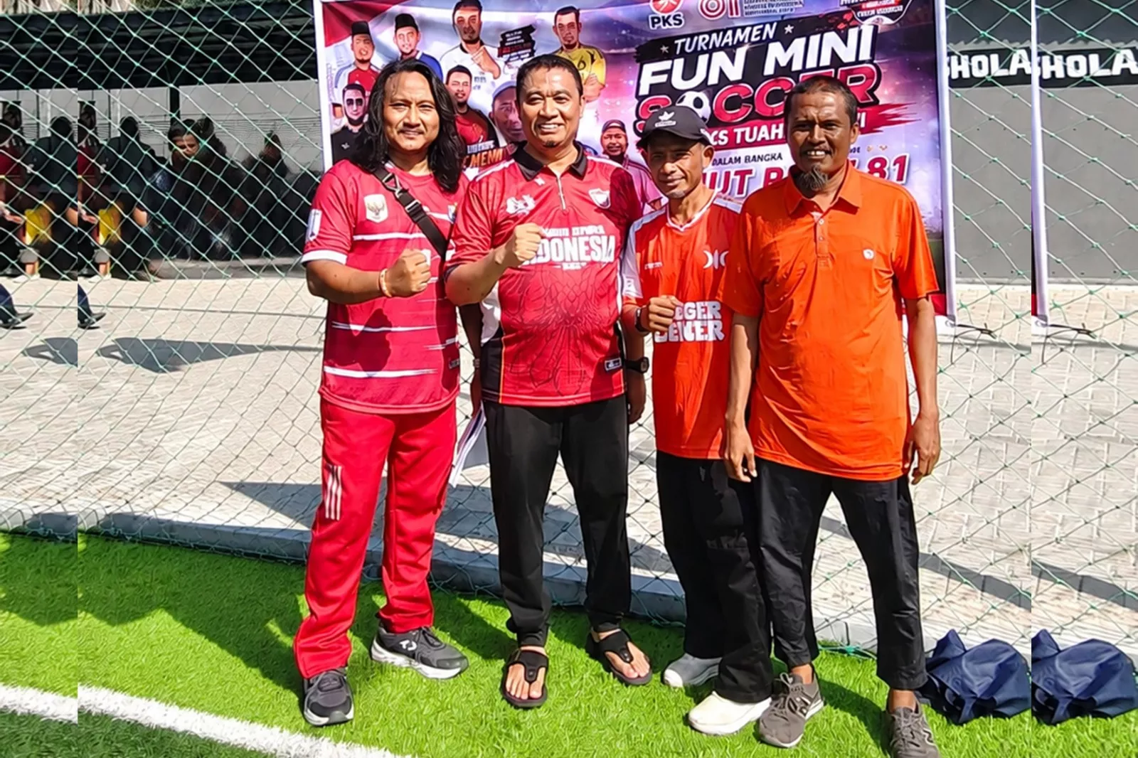 Fun Mini Soccer DPC PKS Tuah Madani Pererat Silaturahmi dan Konsolidasi Kader