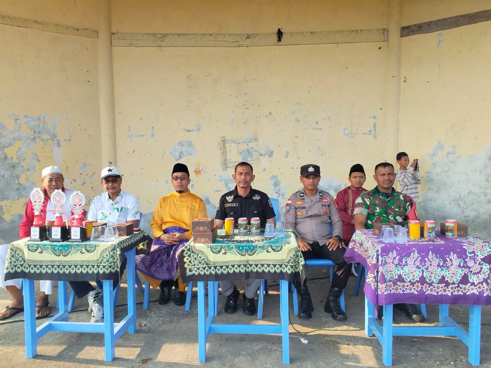 Karnaval Pelajar Semarakkan Teluk Belitung, Koramil 06/Merbau Turut Beri Dukungan