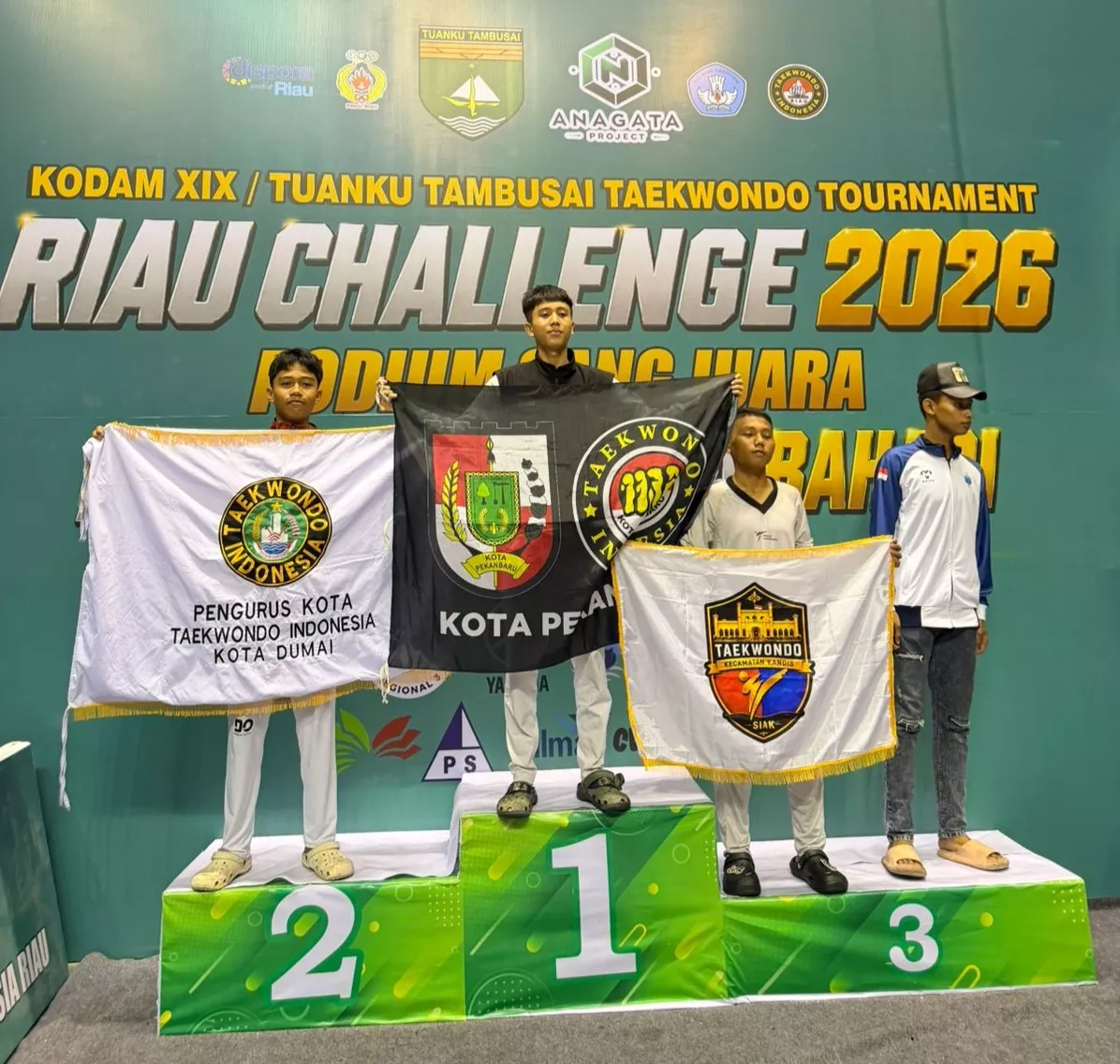 Atlet Taekwondo Dumai Borong 99 Medali di Kejuaraan Riau Challenge 2026