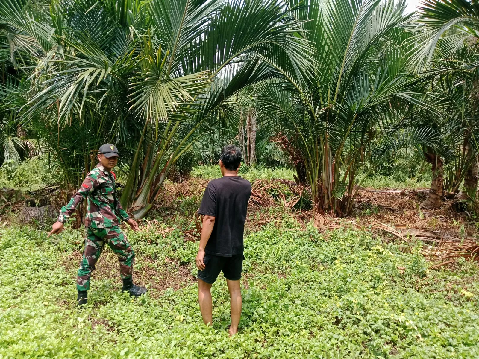 Gencarkan Sosialisasi Karhutla, Koramil 06/Merbau Minta Masyarakat Segera Laporkan Kemunculan Asap