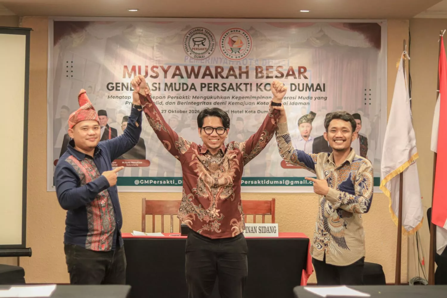 Ali Tomu Harahap Dipercayai Sebagai Nahkoda Generasi Muda Persakti Dumai 
