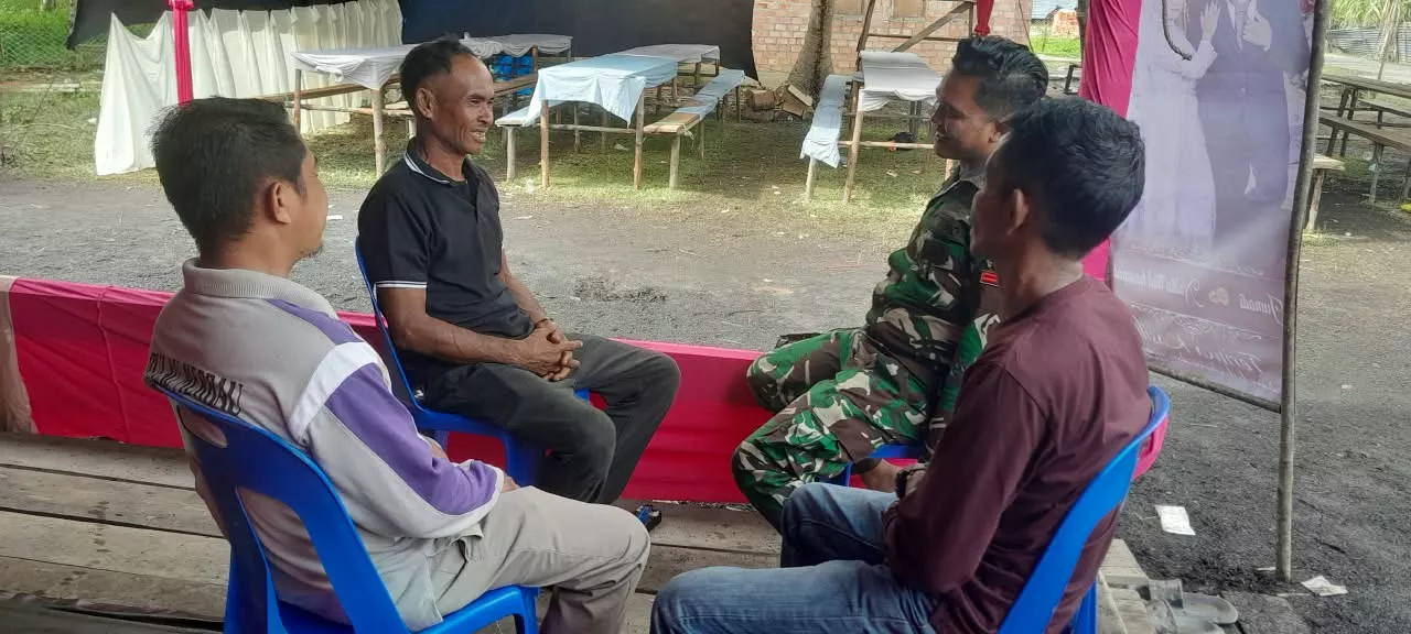 Membangun Kebersamaan di Teluk Belitung, Pratu Hutagalung Ajak Warga Jaga Kerukunan dan Gotong Royong