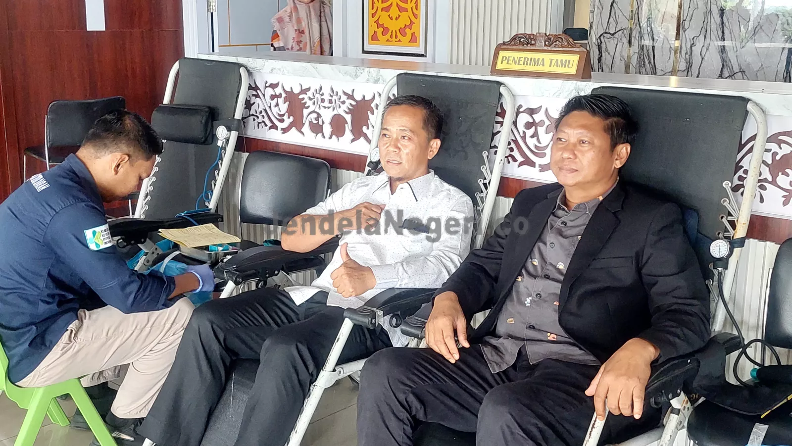 DPRD Pelalawan Gelar Donor Darah, Junaidi Purba Sebut Sebagai Sedekah Tulus