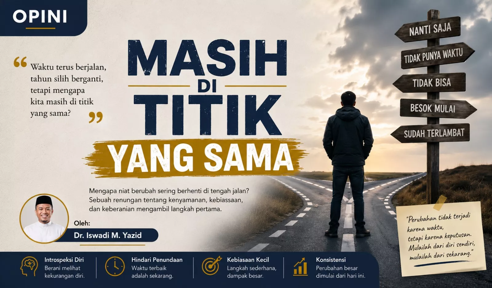 Masih di Titik yang Sama Oleh : Iswadi M.Yazid