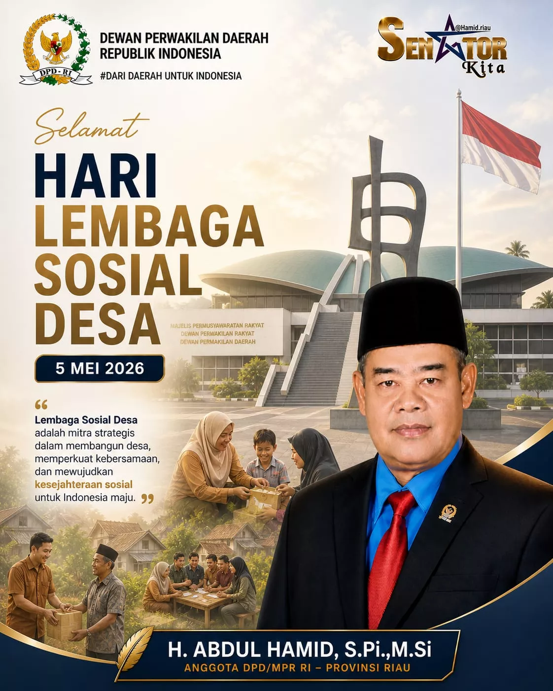 Hari Lembaga Sosial Desa, H. Abdul Hamid: Pilar Kebersamaan dan Kesejahteraan Masyarakat