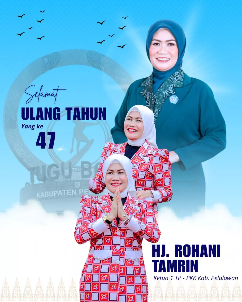 Ulang Tahun ke-47, Hj. Rohani Tamrin Terus Jadi Inspirasi dan Harapan Masyarakat Pelalawan