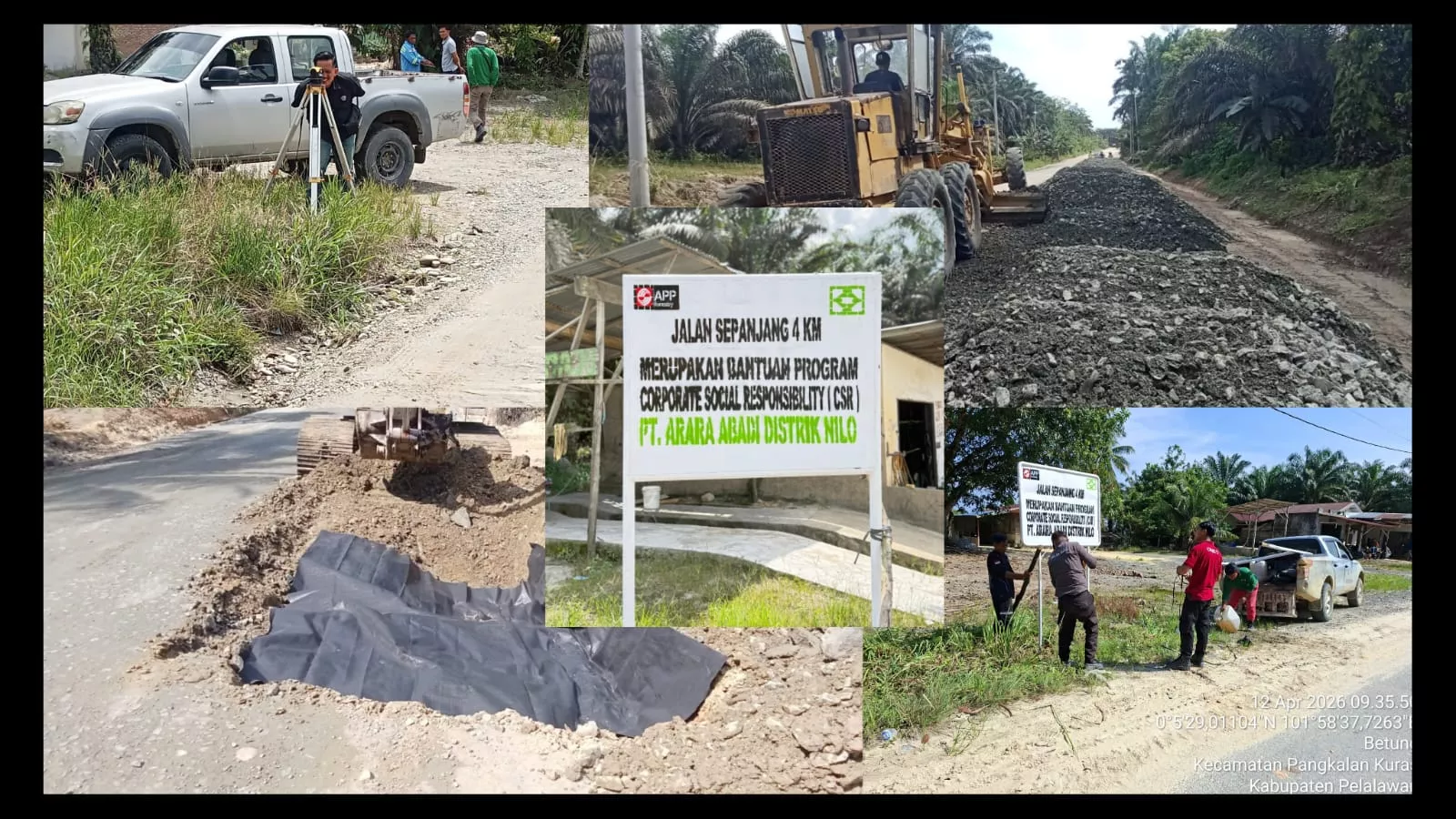 PT Arara Abadi Bangun Jalan Aspal 4 Km Lewat Program CSR di Pelalawan