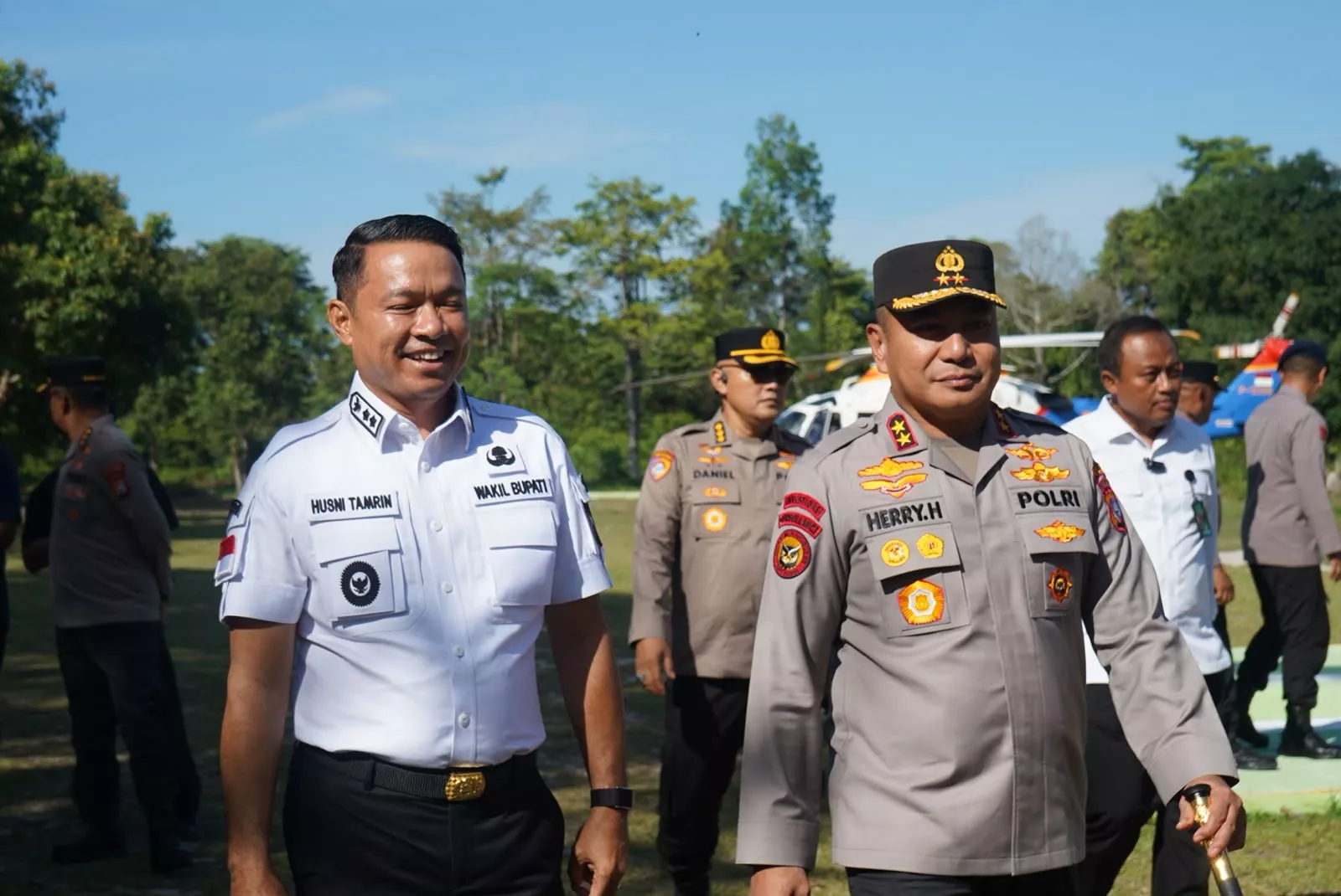 Wabup Husni Tamrin Dampingi Kapolda Riau Sambut Kelahiran 