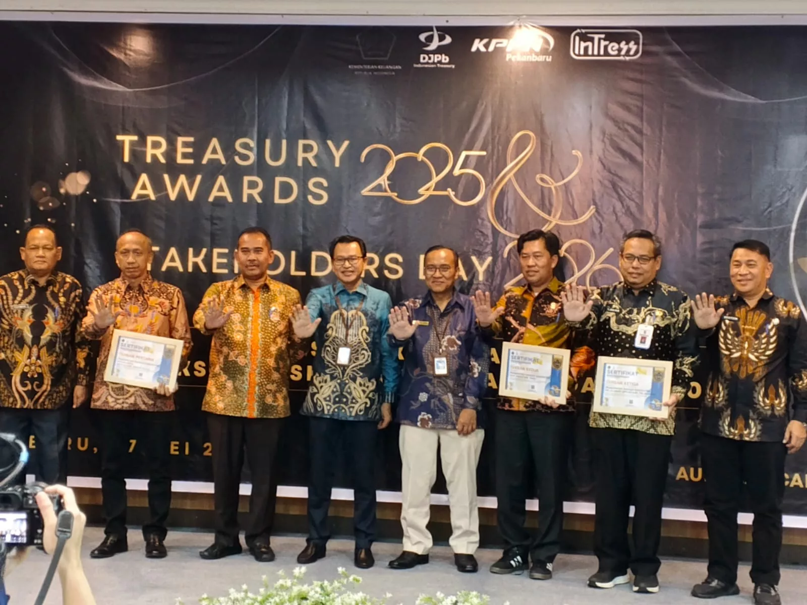 Pemkab Pelalawan Raih Treasury Award 2025, Bukti Pengelolaan Keuangan Daerah Kian Berkualitas