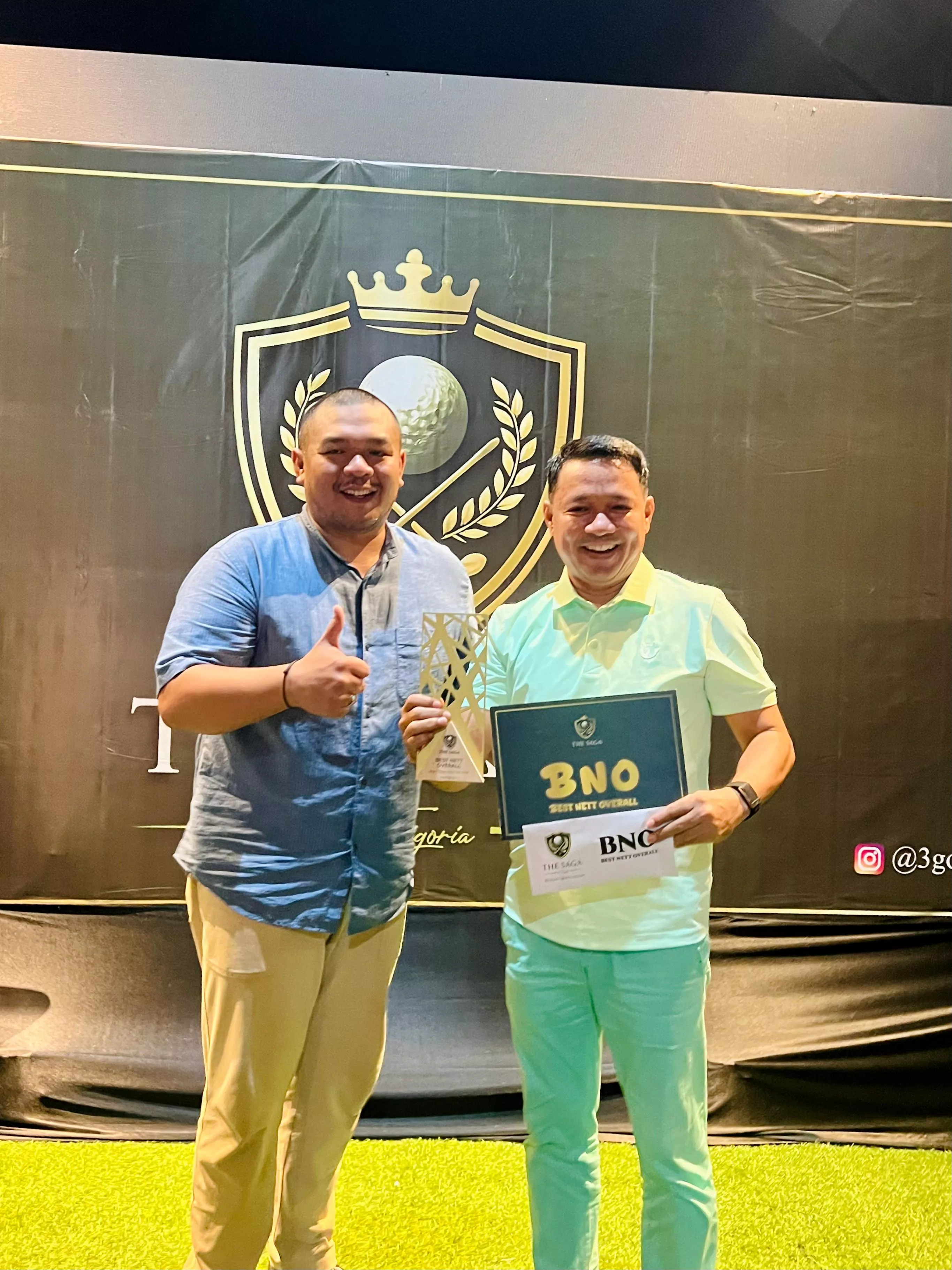 Kalahkan 149 Pegolf Antar Negara, H. Husni Tamrin Sabet Juara 1 “Best Nett Overall” di Turnamen THE SAGA Bogor Raya