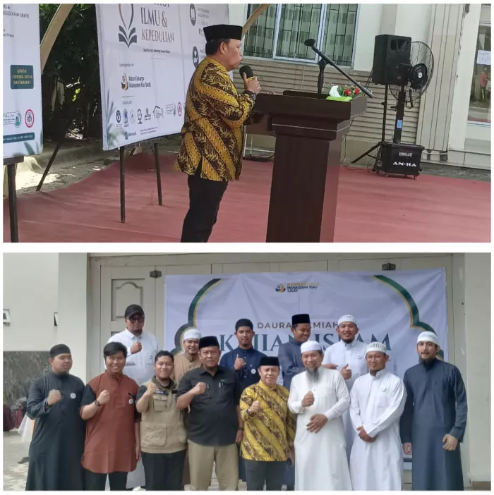 Kasatpol PP Pelalawan Apresiasi IMMR, Daurah Ilmiah dan Bakti Sosial Kesehatan Berjalan Sukses