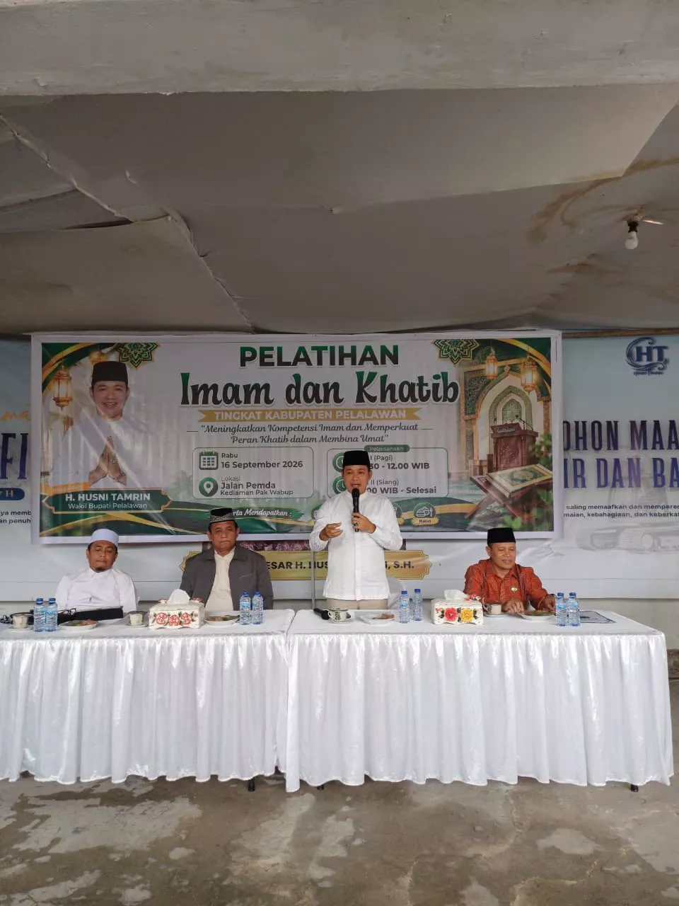 Wabup Husni Tamrin Gelar Pelatihan Imam dan Khatib, Dorong Penguatan Syiar Islam di Pelalawan