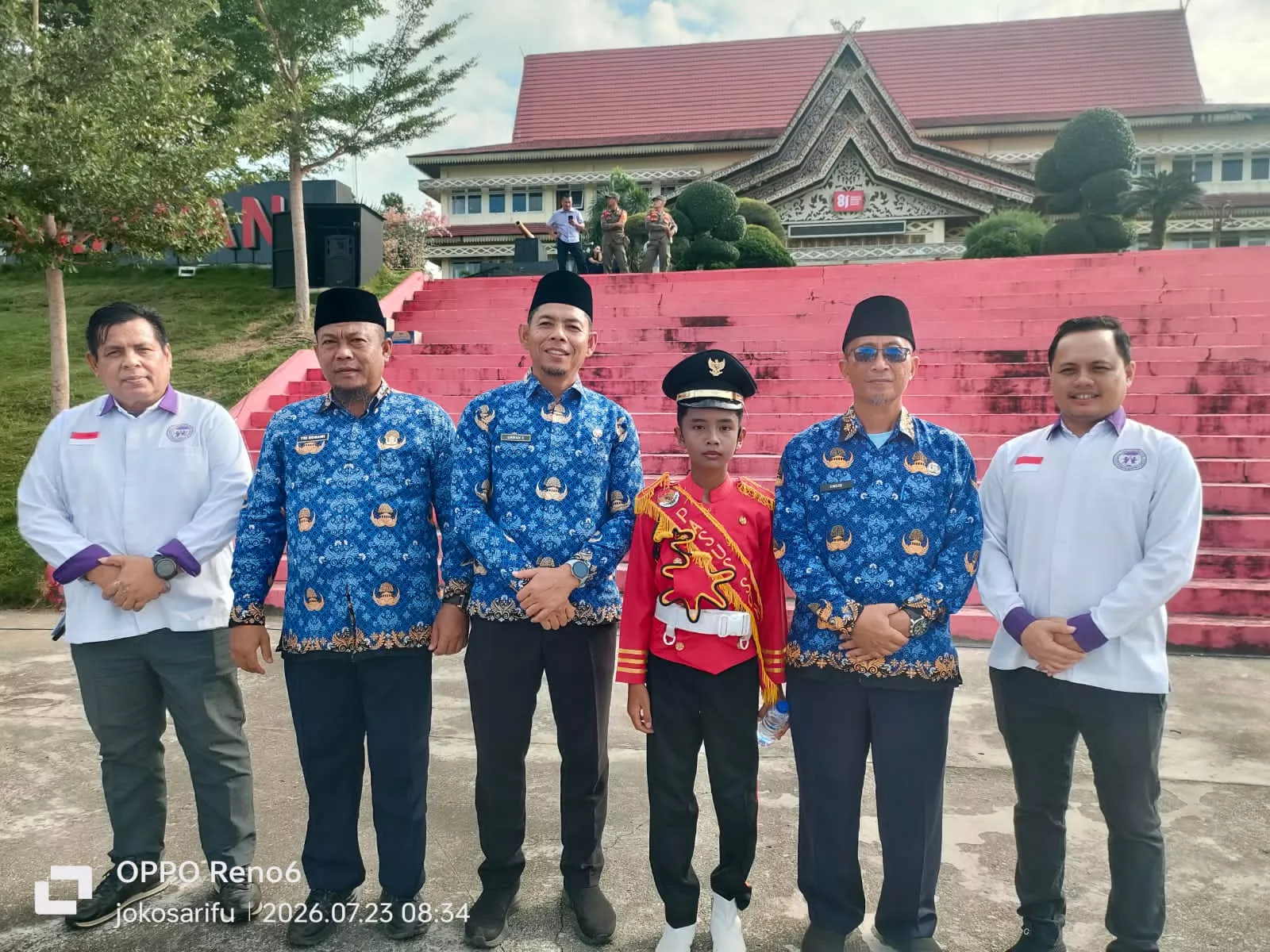 Komandan Upacara Tingkat Kabupaten, Hamdan Ali Rasyid Siswa SDN 006 Tampil Tegap dan Penuh Percaya Diri di Peringatan HANI 2026