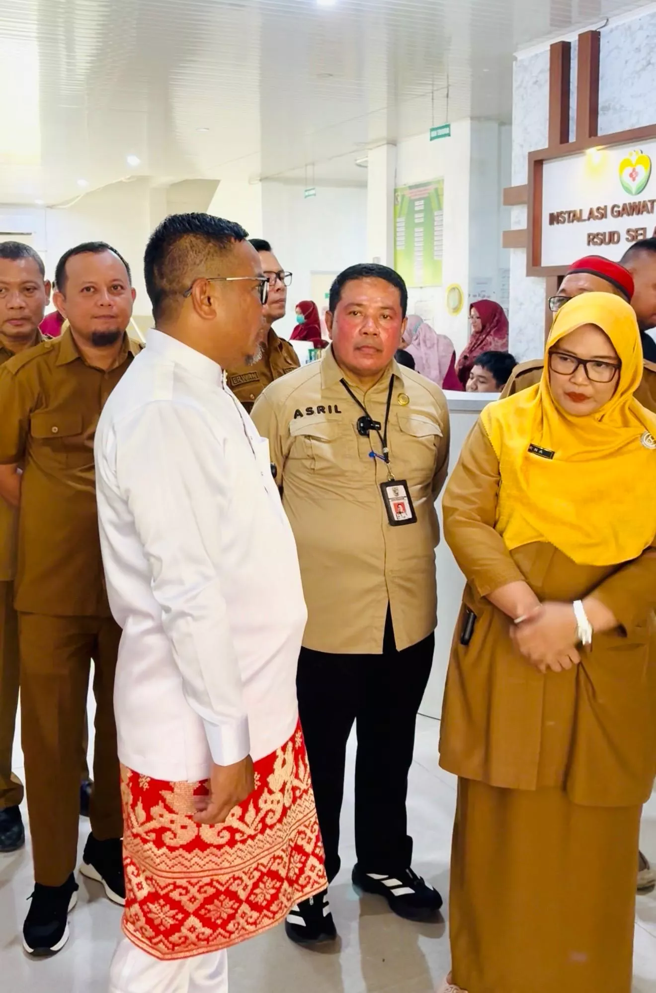 Sidak RSUD Selasih, Bupati Zukri Tegaskan: Tak Boleh Ada Diskriminasi Layanan Kesehatan