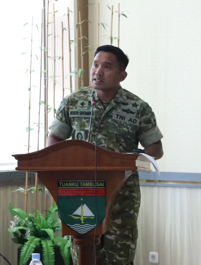 Kodam XIX Tuanku Tambusai Pastikan Satgasyon 132/Bima Sakti Siap Tugas, Asops Tekankan Disiplin dan Profesionalisme