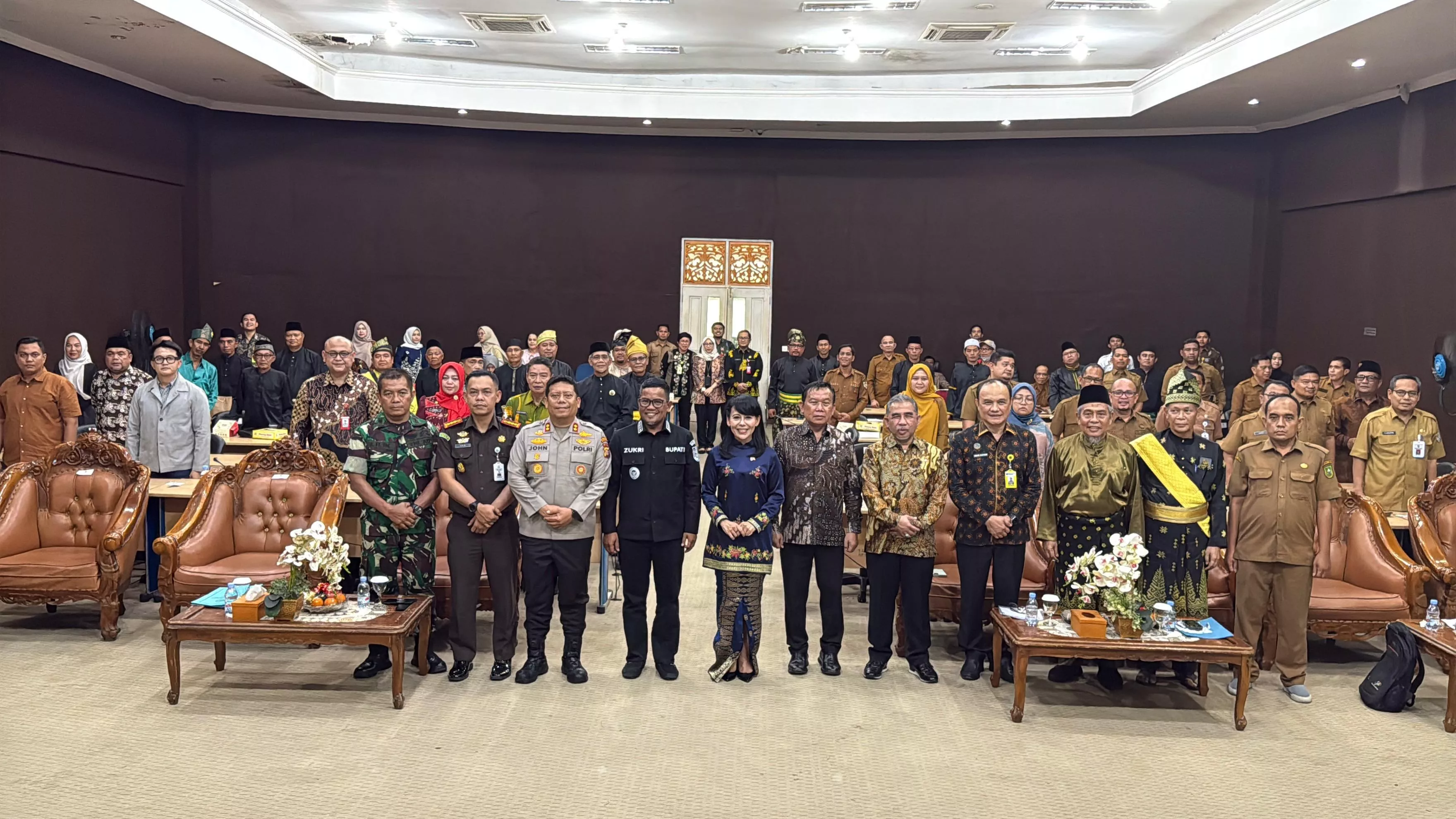Bupati Zukri Buka Sosialisasi Pengadministrasian dan Pendaftaran Tanah Ulayat di Pelalawan