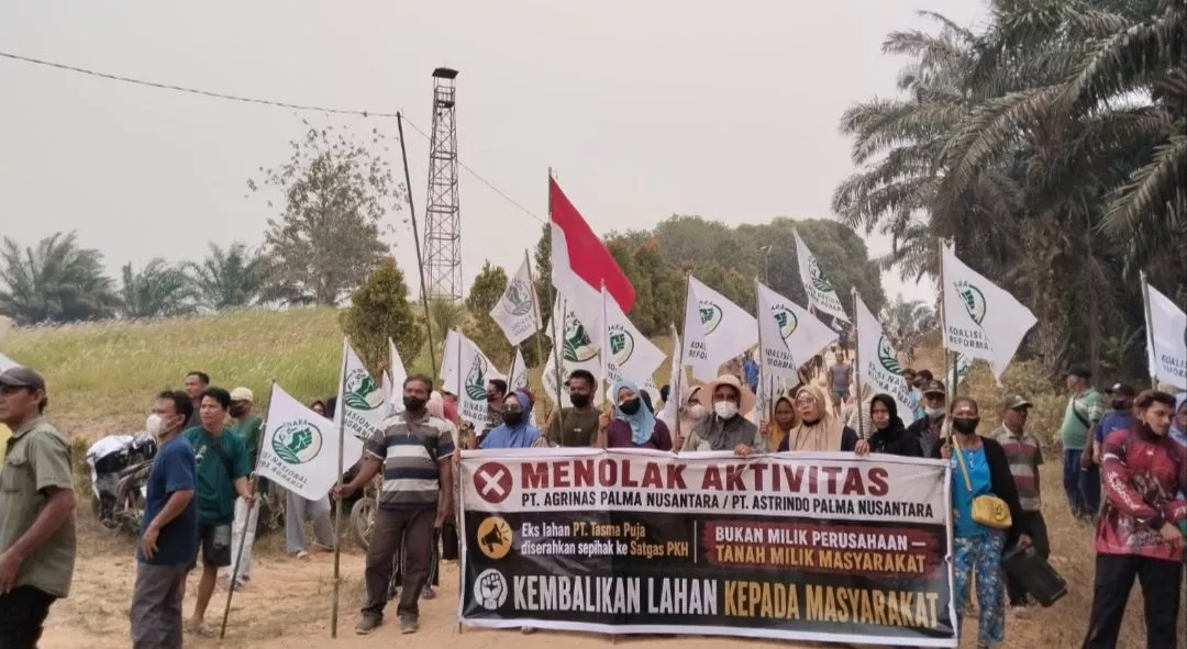 Aksi Damai 500 Warga Kepayang Sari Berujung Kesepakatan, Operasional PT Agrinas Palma Dihentikan