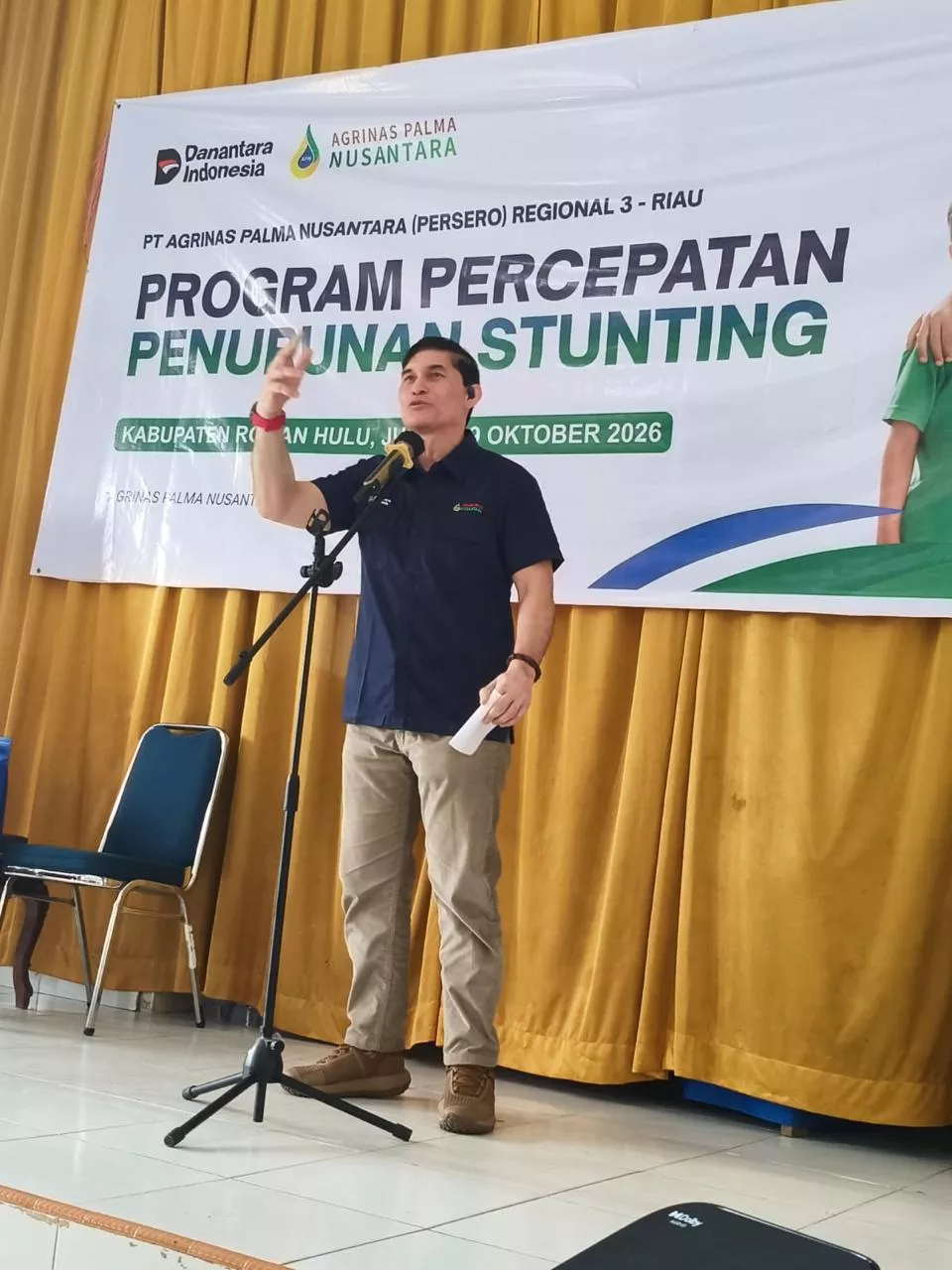 Sinergi Tekan Stunting, Agrinas Palma Nusantara Salurkan Bantuan bagi Anak di Rokan Hulu