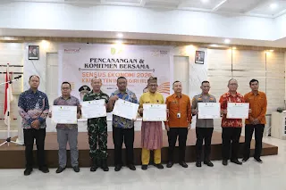 Pemkab Inhil dan BPS Teken Komitmen Sukseskan Sensus Ekonomi 2026