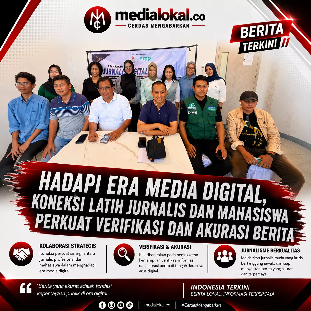 Pelatihan Jurnalistik Digital, Koneksi Tingkatkan Kompetensi di Era Media Digital