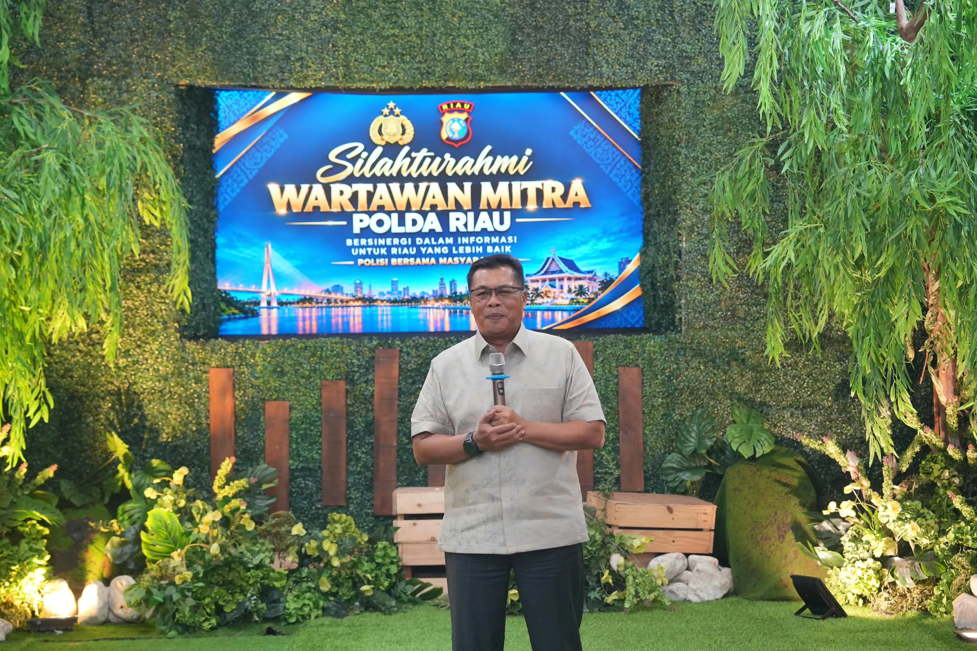Kapolda Riau Ajak Wartawan Bersinergi, Berantas Narkoba hingga Cegah Konflik Sosial