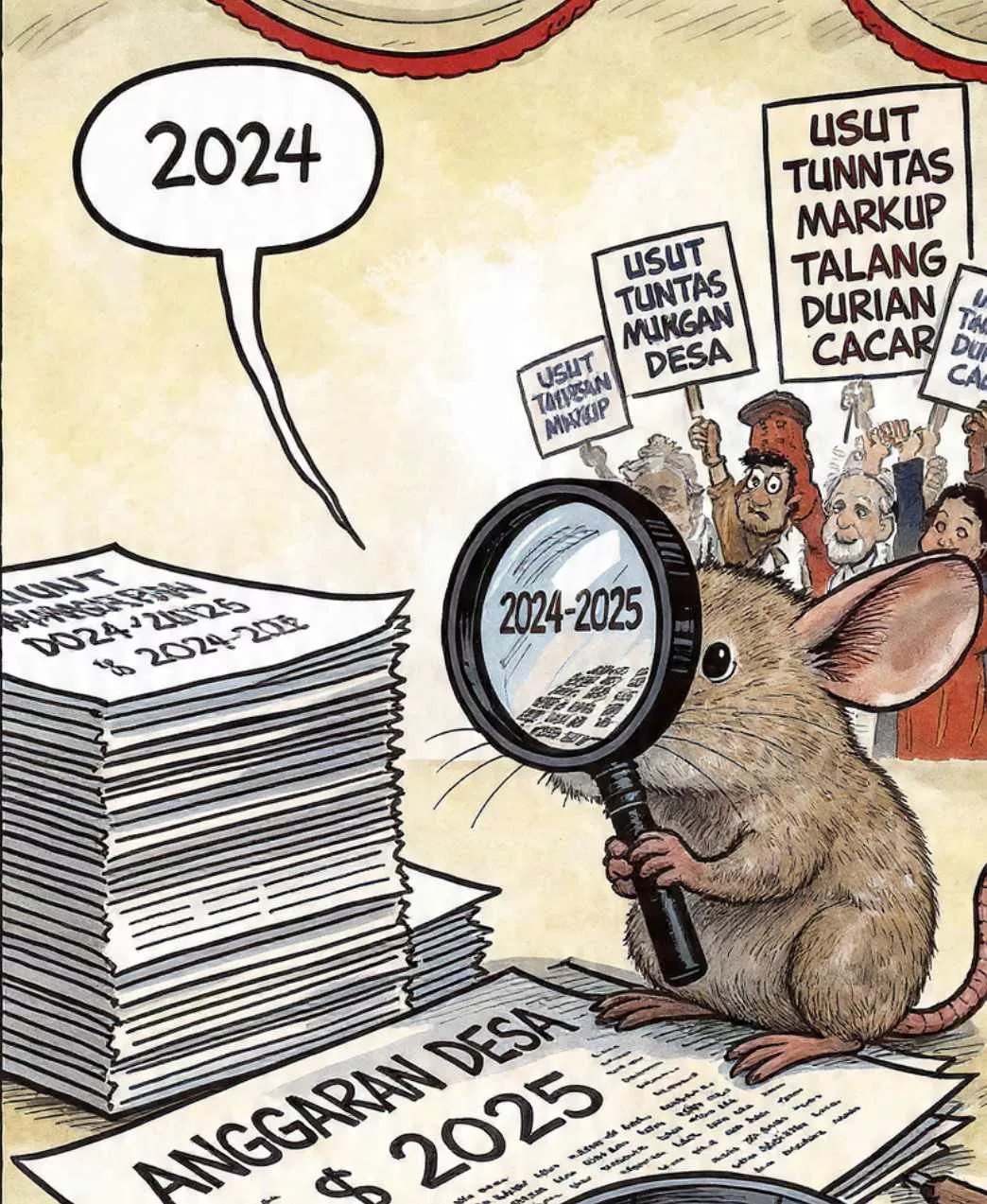 INPEST Minta BPD Periksa Seluruh Penggunaan Anggaran Desa Talang Durian Cacar 2024-2025