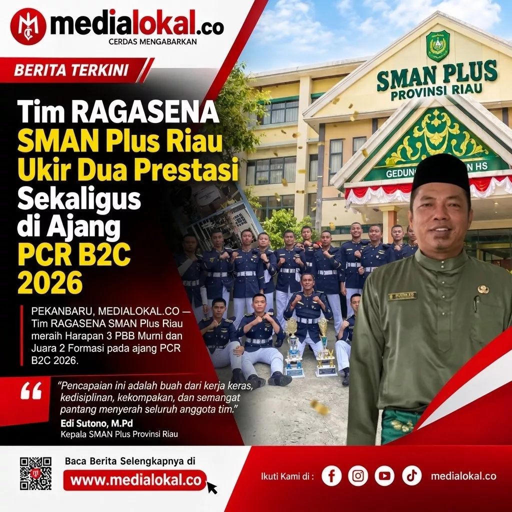 Tim RAGASENA SMAN Plus Riau Ukir Dua Prestasi Sekaligus di Ajang PCR B2C 2026