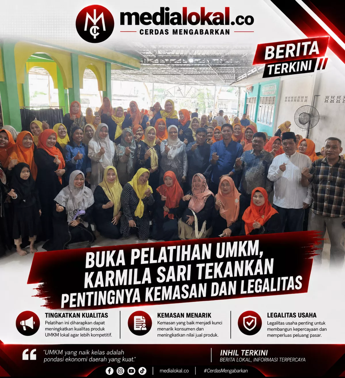 Dorong UMKM Naik Kelas, Karmila Sari Soroti Kemasan hingga Sertifikasi