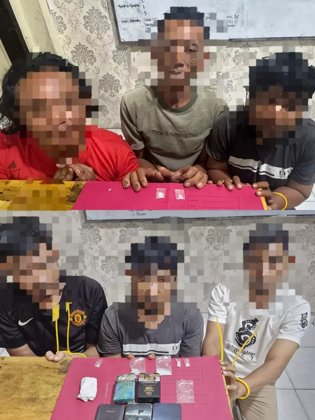 Satresnarkoba Polres Siak Bekuk  Pelaku Narkoba, Tiga diantara nya P3K Paruh Waktu Pemkab Siak