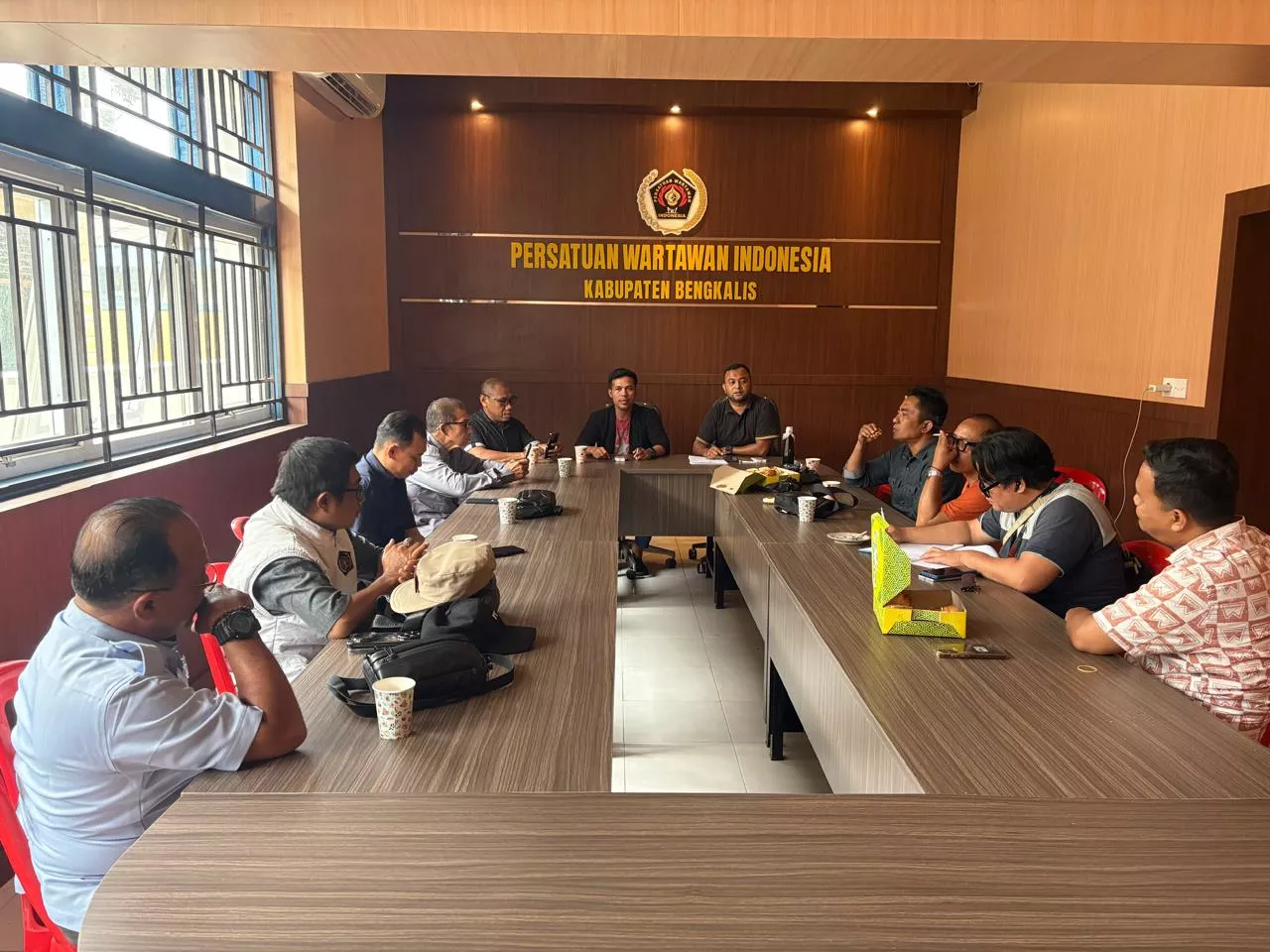 PWI Bengkalis Susun Strategi Percepatan Program Kerja