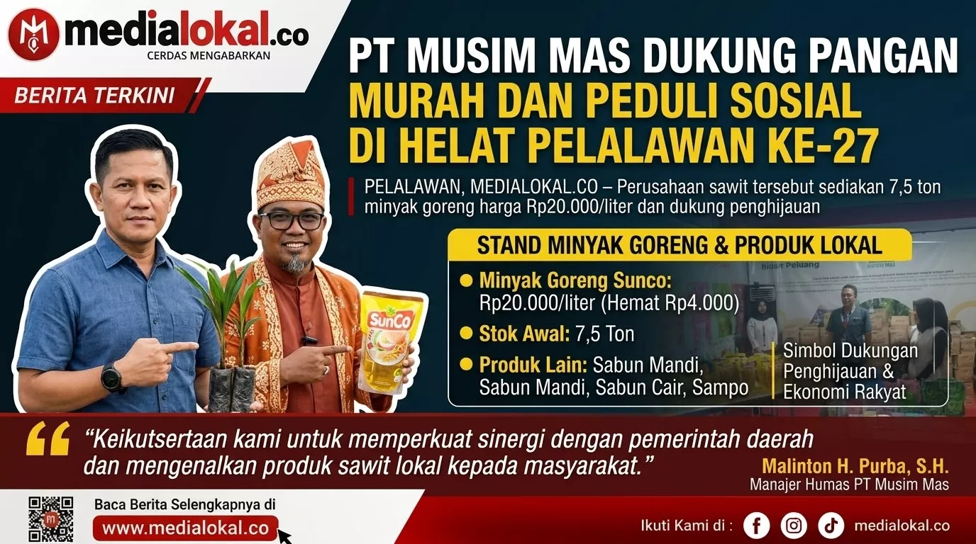 PT Musim Mas Hadir di Helat Pelalawan ke-27, Wujudkan Kepedulian Sosial dan Dukungan Pangan Lokal