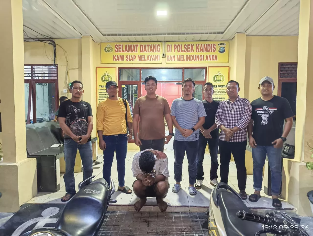Motor Hilang Saat Diparkir Depan Rumah, Polisi Kandis Bekuk Pelaku, Positif Narkoba