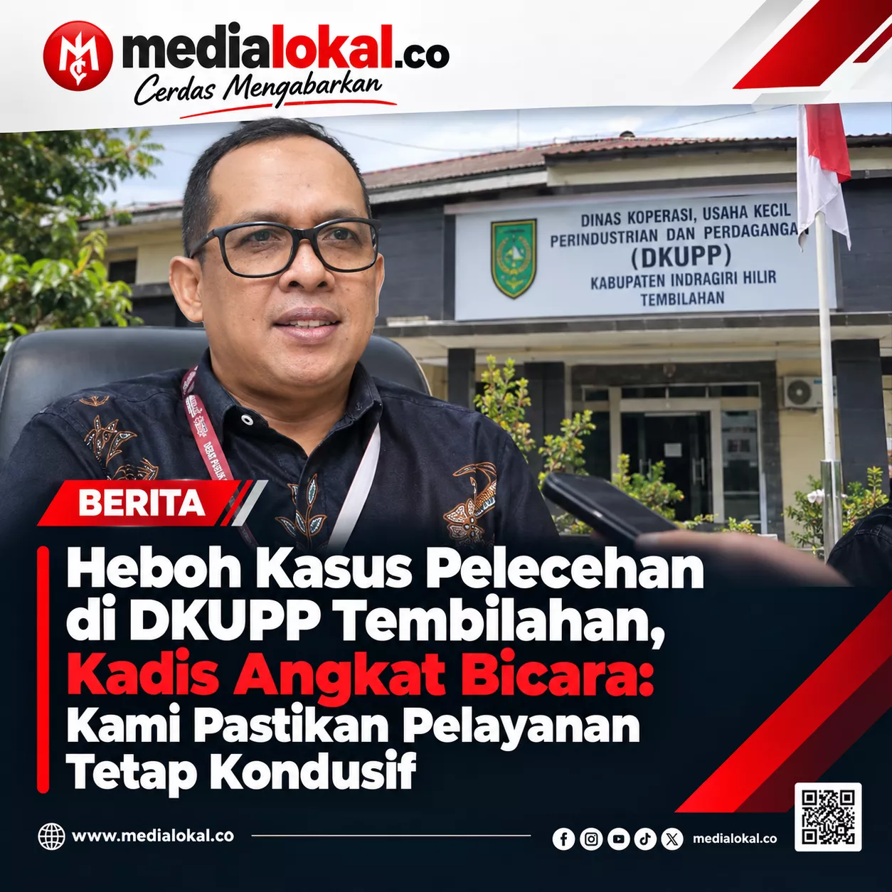 Kepala Dinas DKUP Pastikan Pelayanan Publik Tetap Kondusif, Dinas Serahkan Proses Hukum Pegawai ke Otoritas Berwenang