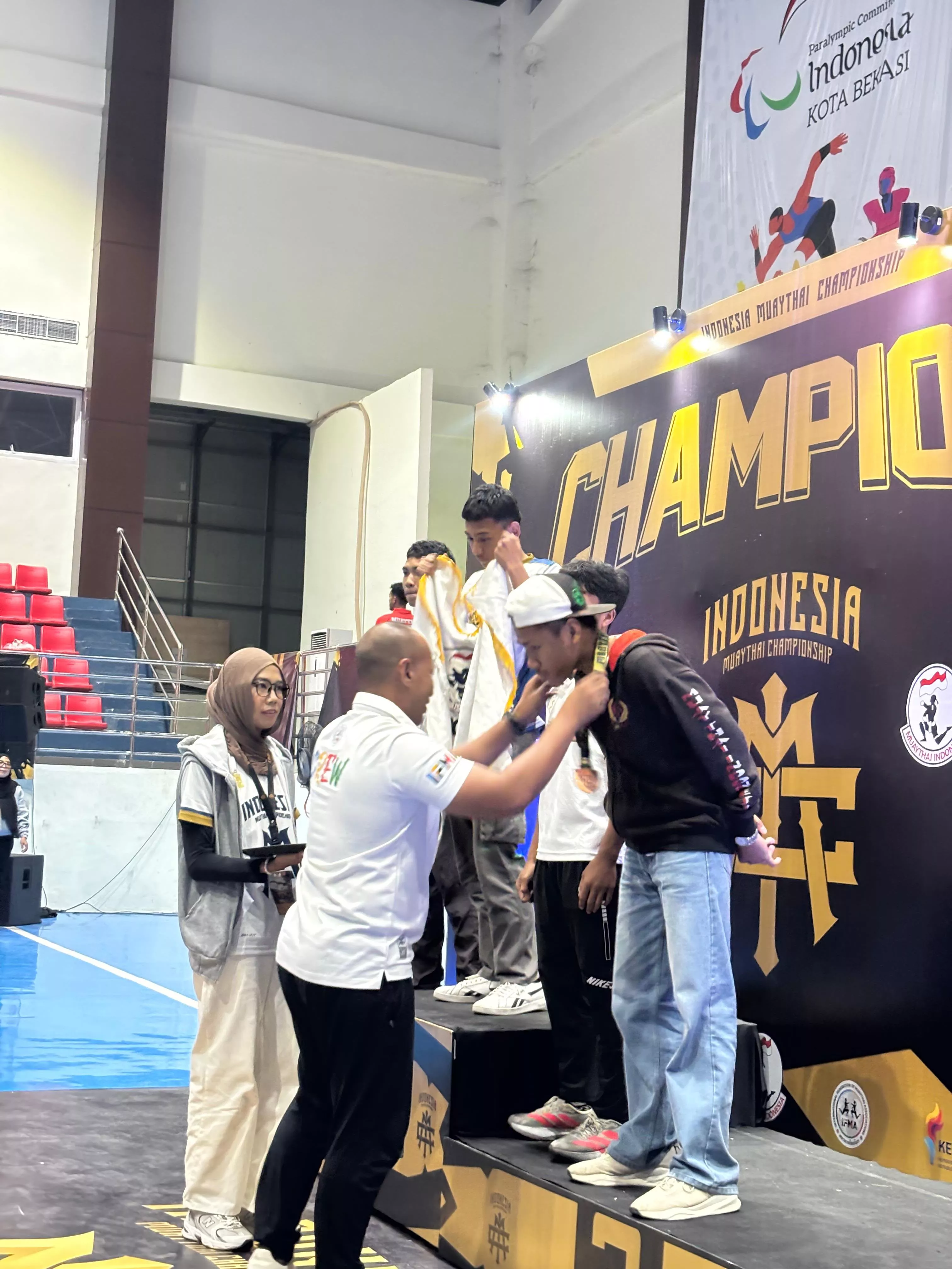 Wakili Riau, Lima Atlit Muaythai Bengkalis Sumbang Medali Di Kejurnas Muaythai championship